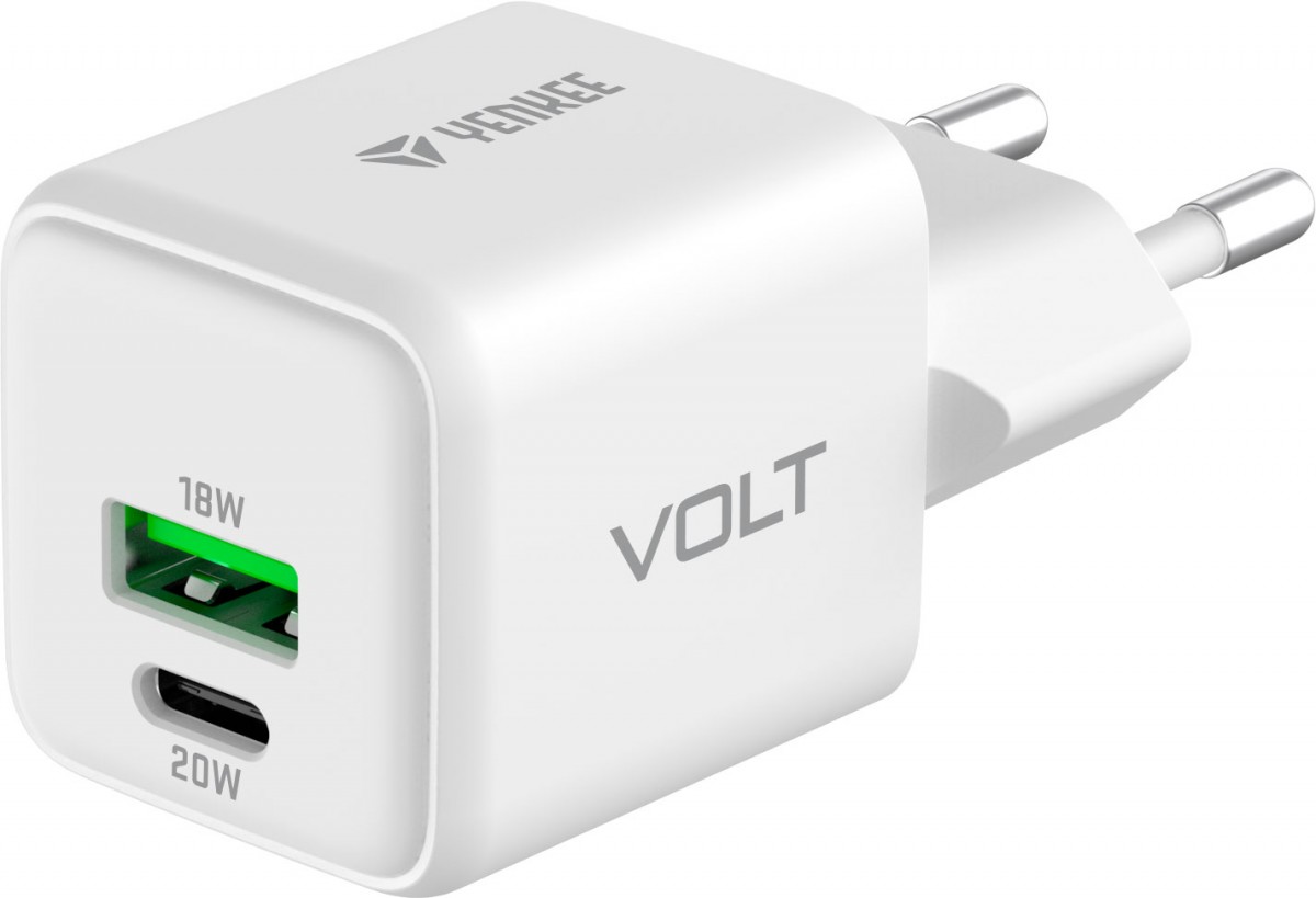 YENKEE USB C/A mains charger 20W/18W
