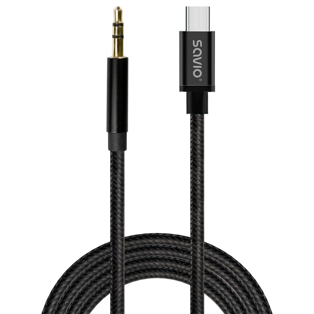SAVIO  USB-C to mini-Jack cable |