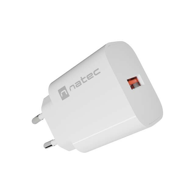 NATEC USB charger Ribera 1xUSB-A 18W