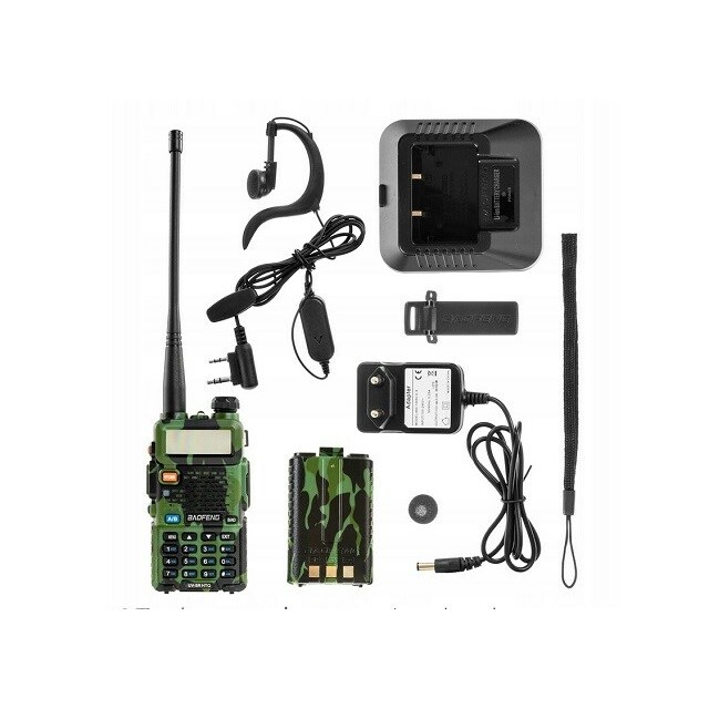 BAOFENG UV-5R HTQ Camov WALKIE-TALKIE |
