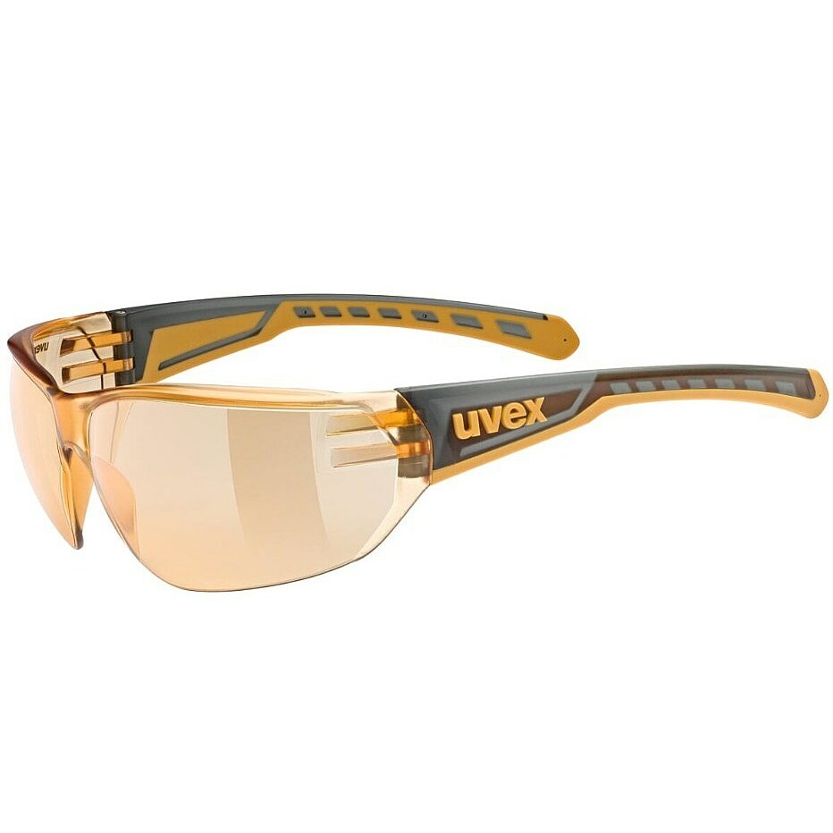 Uvex Equate cycling glasses Smoke/Orange |