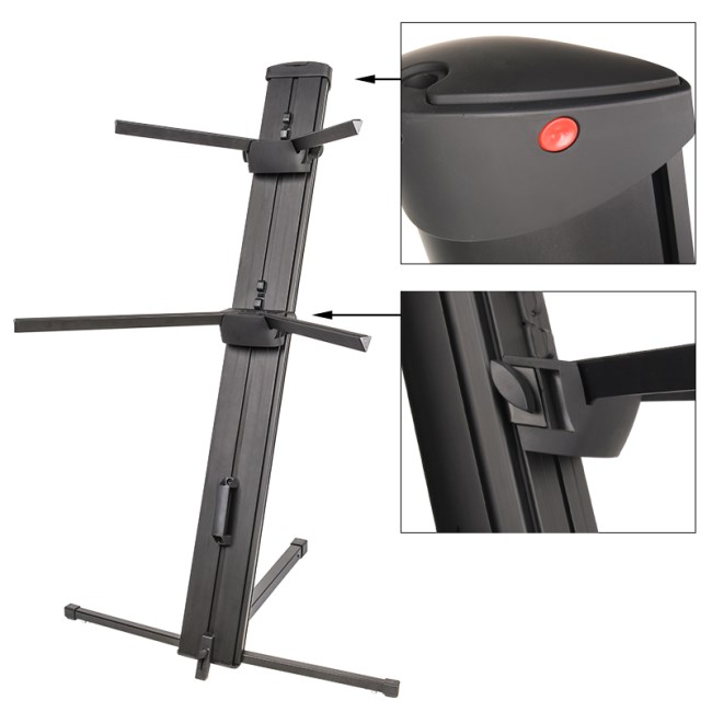 V-tone  DELUXE K2 Keyboard Stand Double