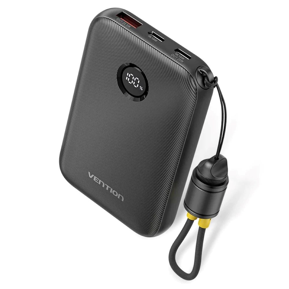 Vention 10000mAh Powerbank 2xUSB-C 1xUSB-A 22