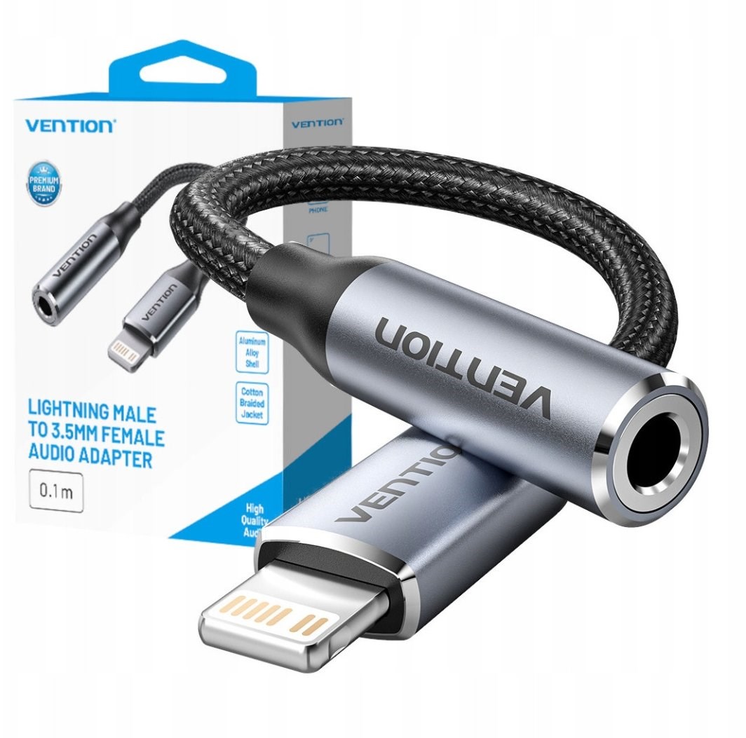 Vention  Lightning male adapter 3.5mm