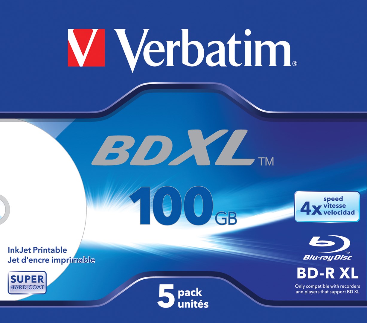 Verbatim  BD-R XL 100GB* 4x Wide