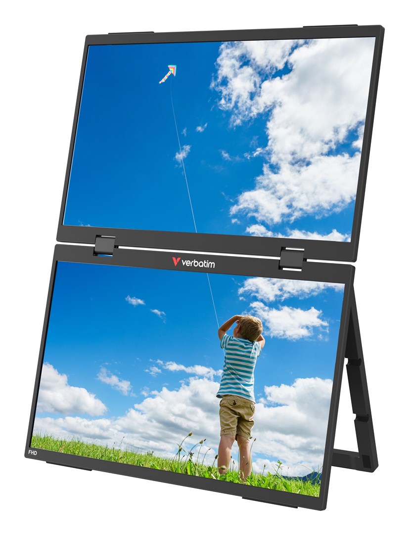 Verbatim  Portable 15.6" FHD Dual