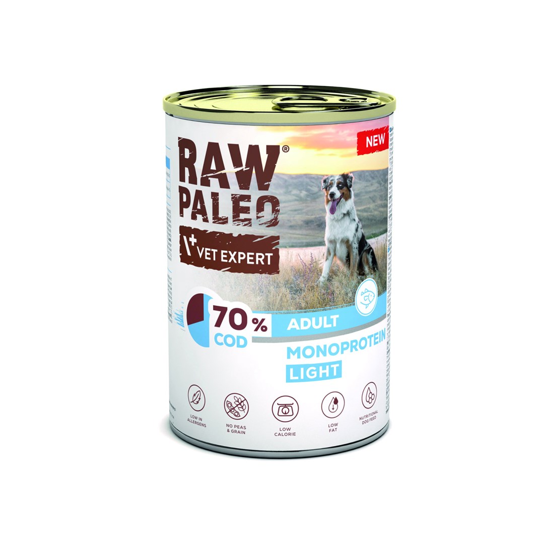 VetExpert Raw Paleo Cod Light Monoprotein