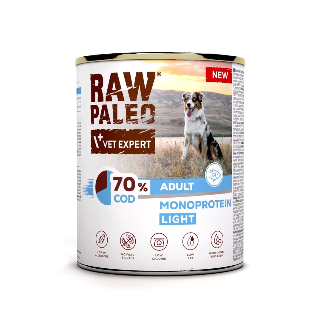 VetExpert  Raw Paleo Cod Light Monoprotein
