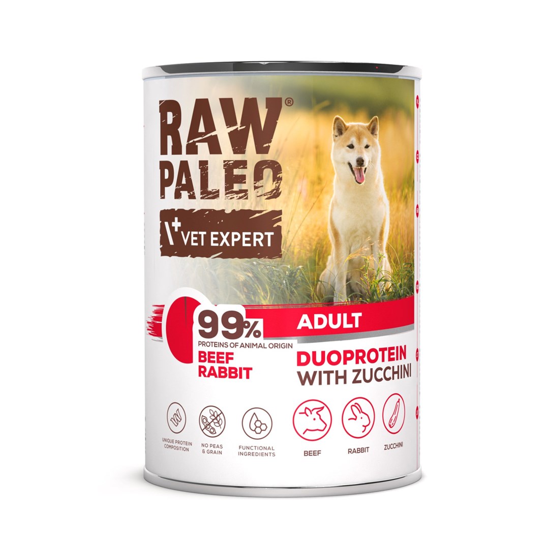 VetExpert Raw Paleo Duoprotein Beef &