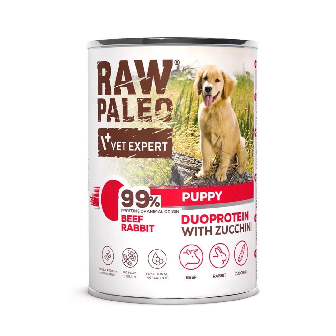 VetExpert Raw Paleo Duoprotein Beef &
