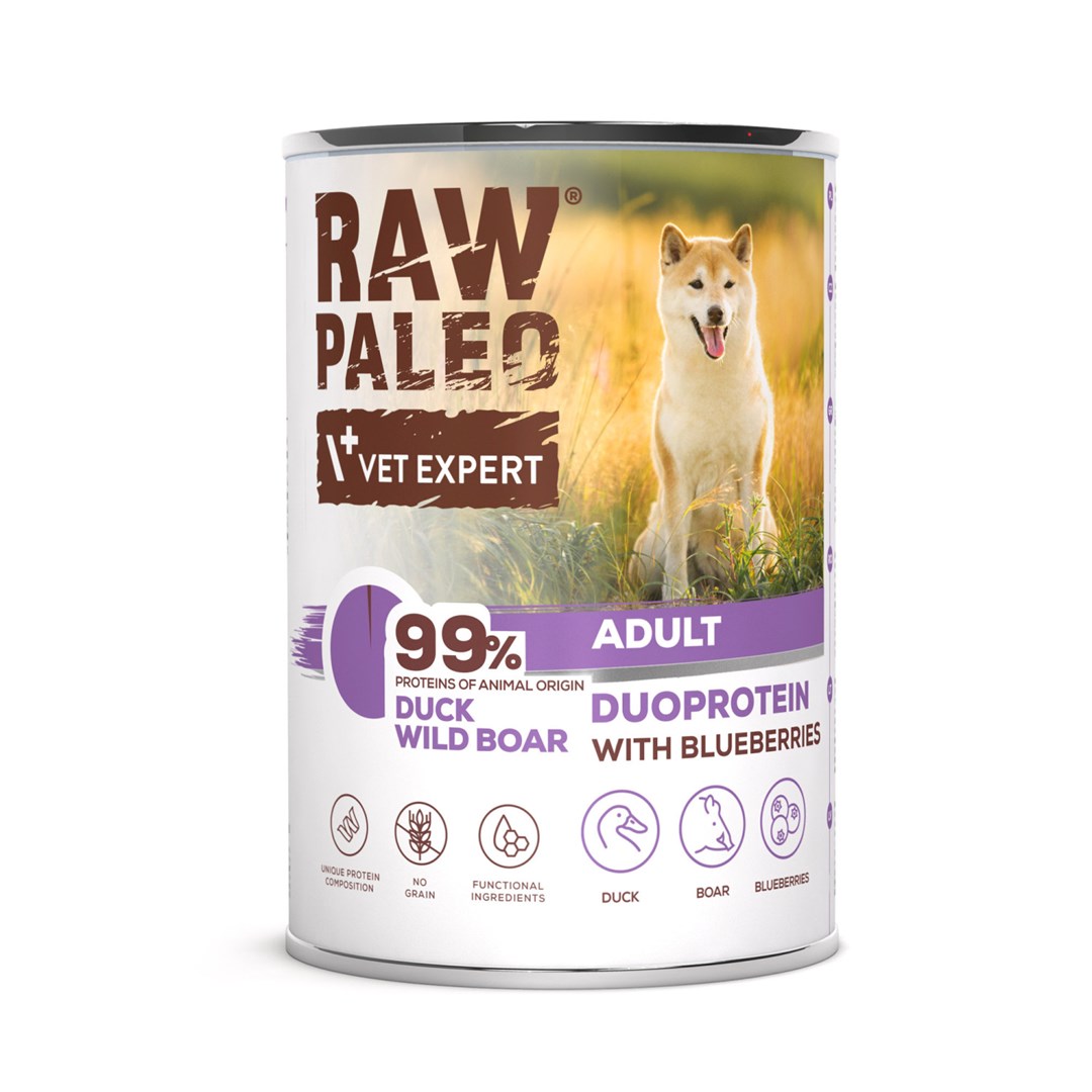 VetExpert Raw Paleo Duoprotein Duck &