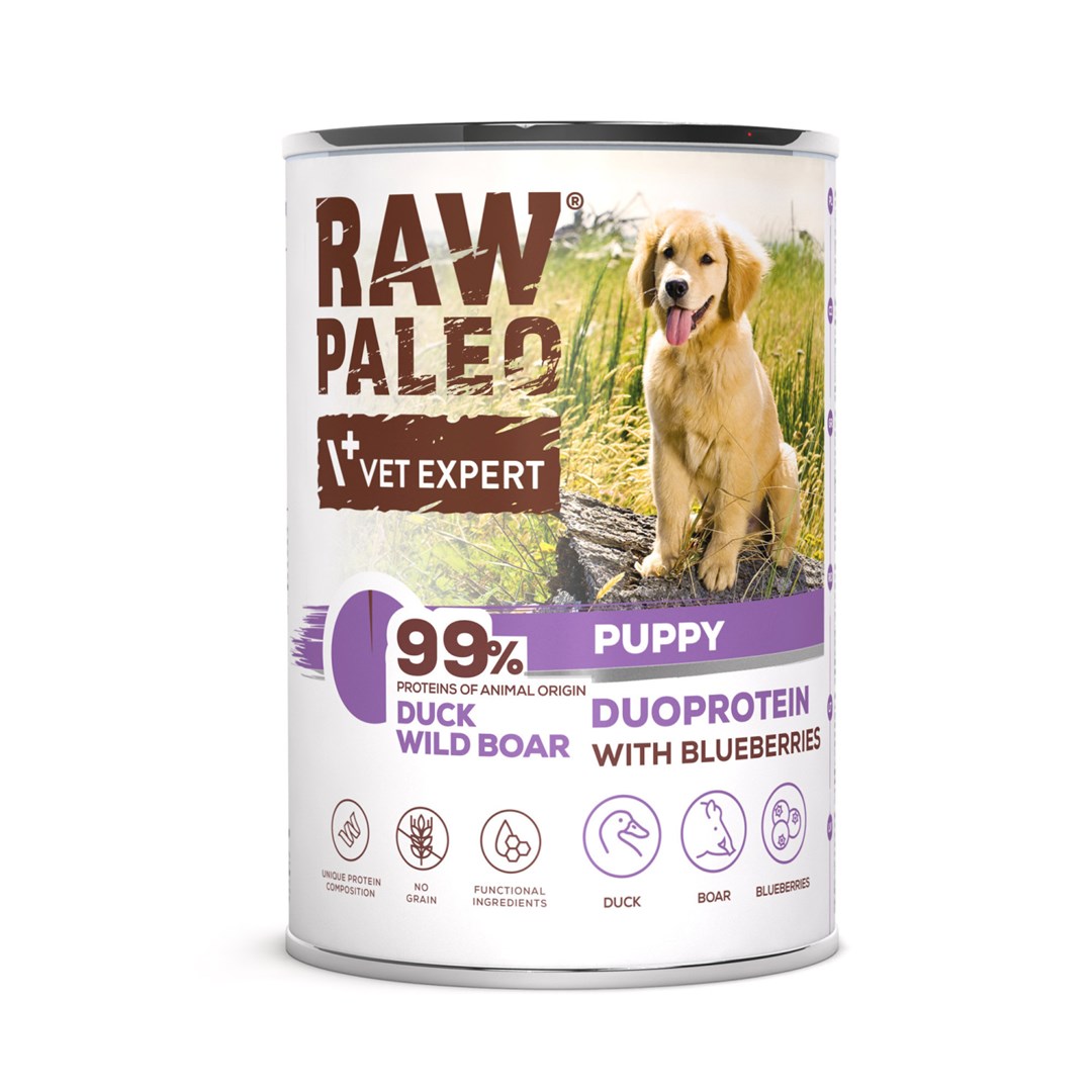 VetExpert Raw Paleo Duoprotein Duck &