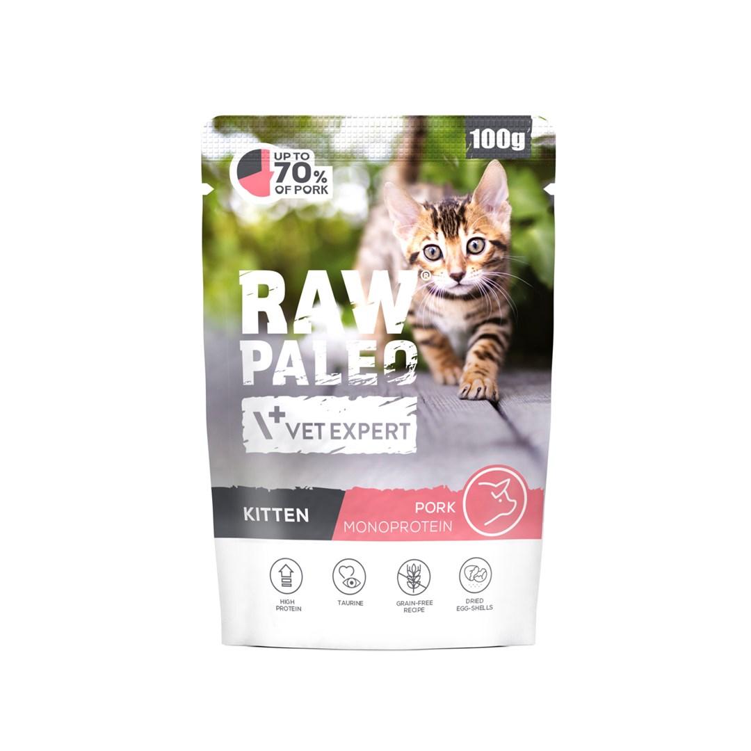 VetExpert  Raw Paleo Kitten Pork -