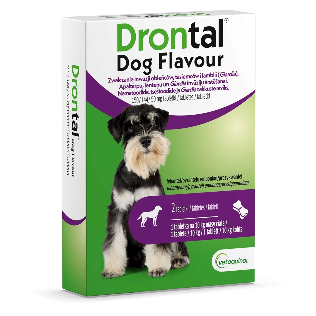 Vetoquinol Drontal - deworming tablets for