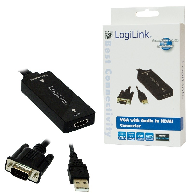 LogiLink VGA with Audio to HDMI