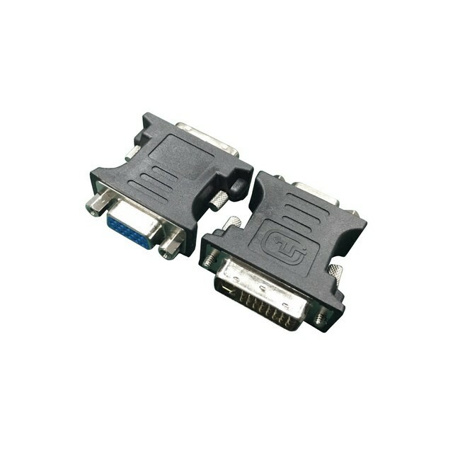 Gembird Video adapter DVI->VGA (24M/15F) black