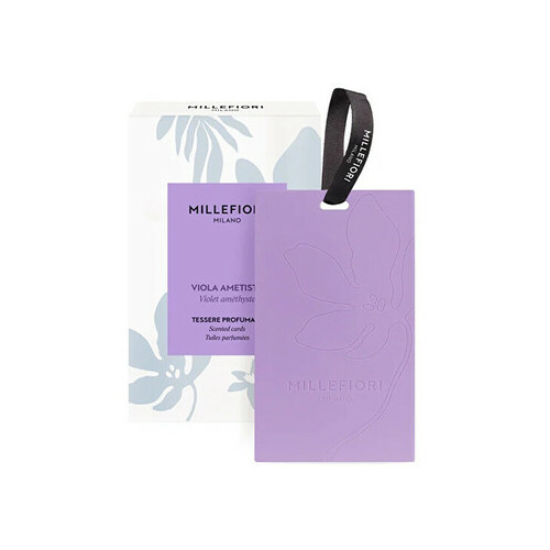 Millefiori Viola Ametista Scented Cards -