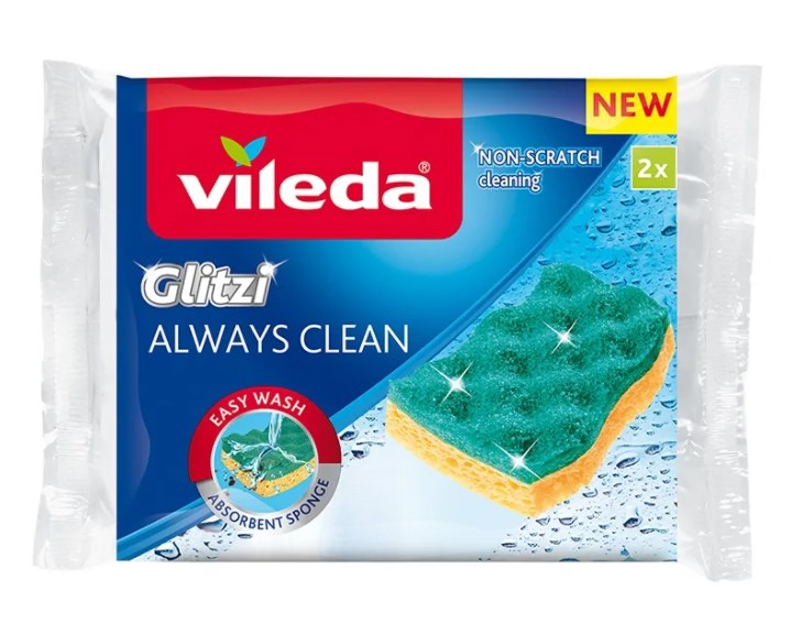 Vileda Viscose Sponge Glitzi Always Clean