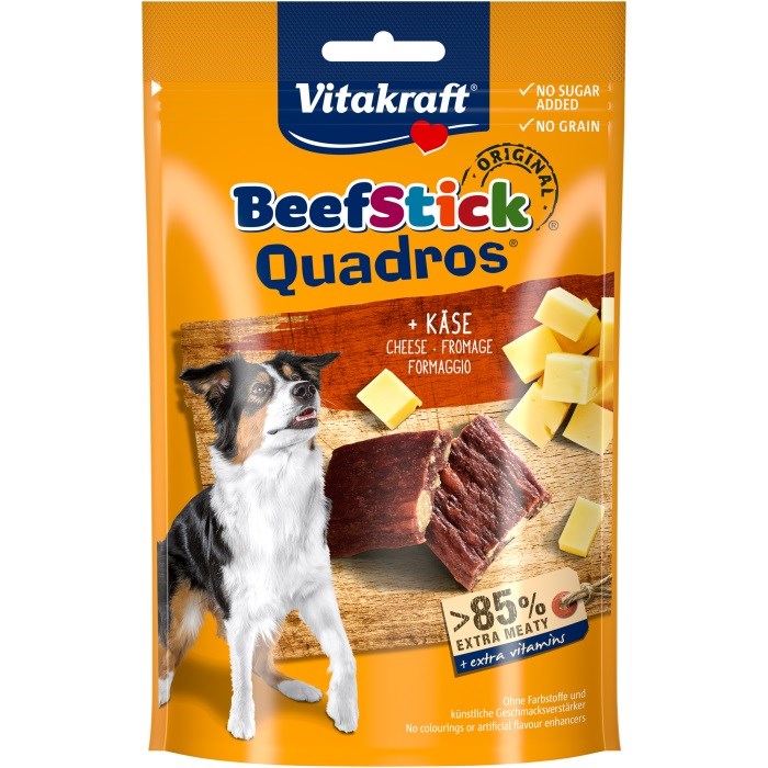 Vitakraft  Beef Stick Quadros Cheese -