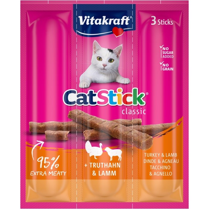 Vitakraft  Cat Stick Turkey and lamb