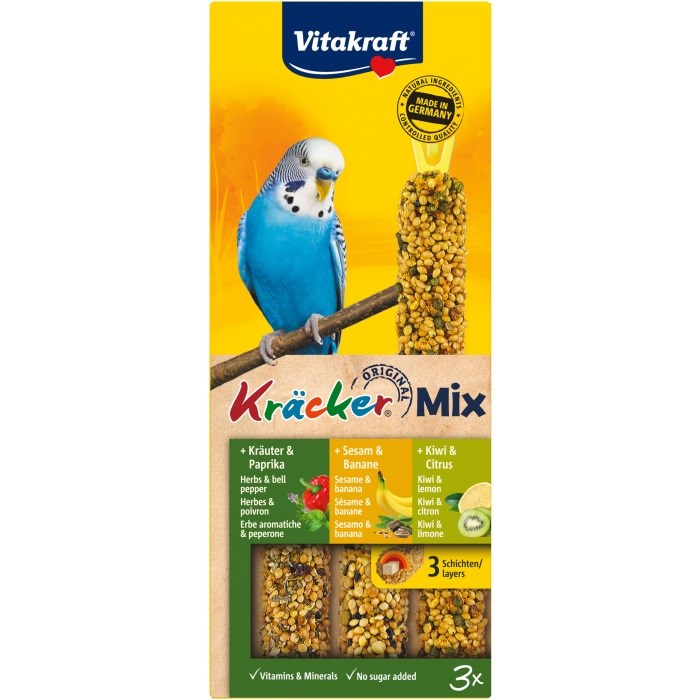 Vitakraft Kräcker Mix Banana, kiwi, pepper