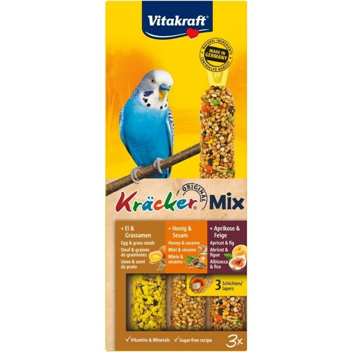 Vitakraft Kräcker Mix Egg, apricot, honey