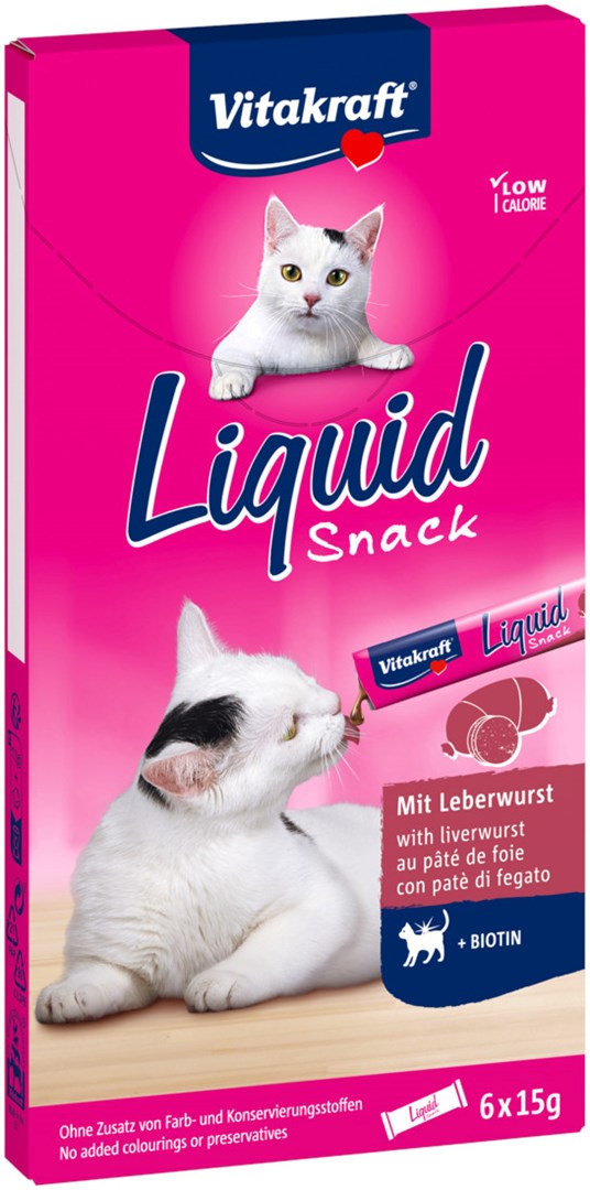 Vitakraft Liquid Snack Liver with biotin