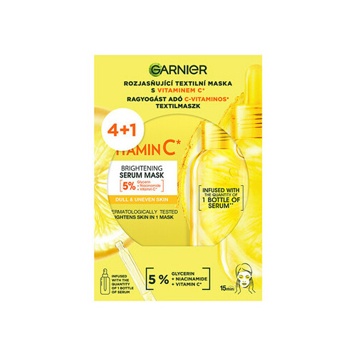 GARNIER Vitamin C Brightening Serum Mask