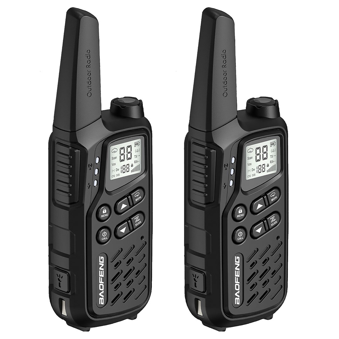 BAOFENG Walkie-Talkie  BF-T25E Black, 2 pieces