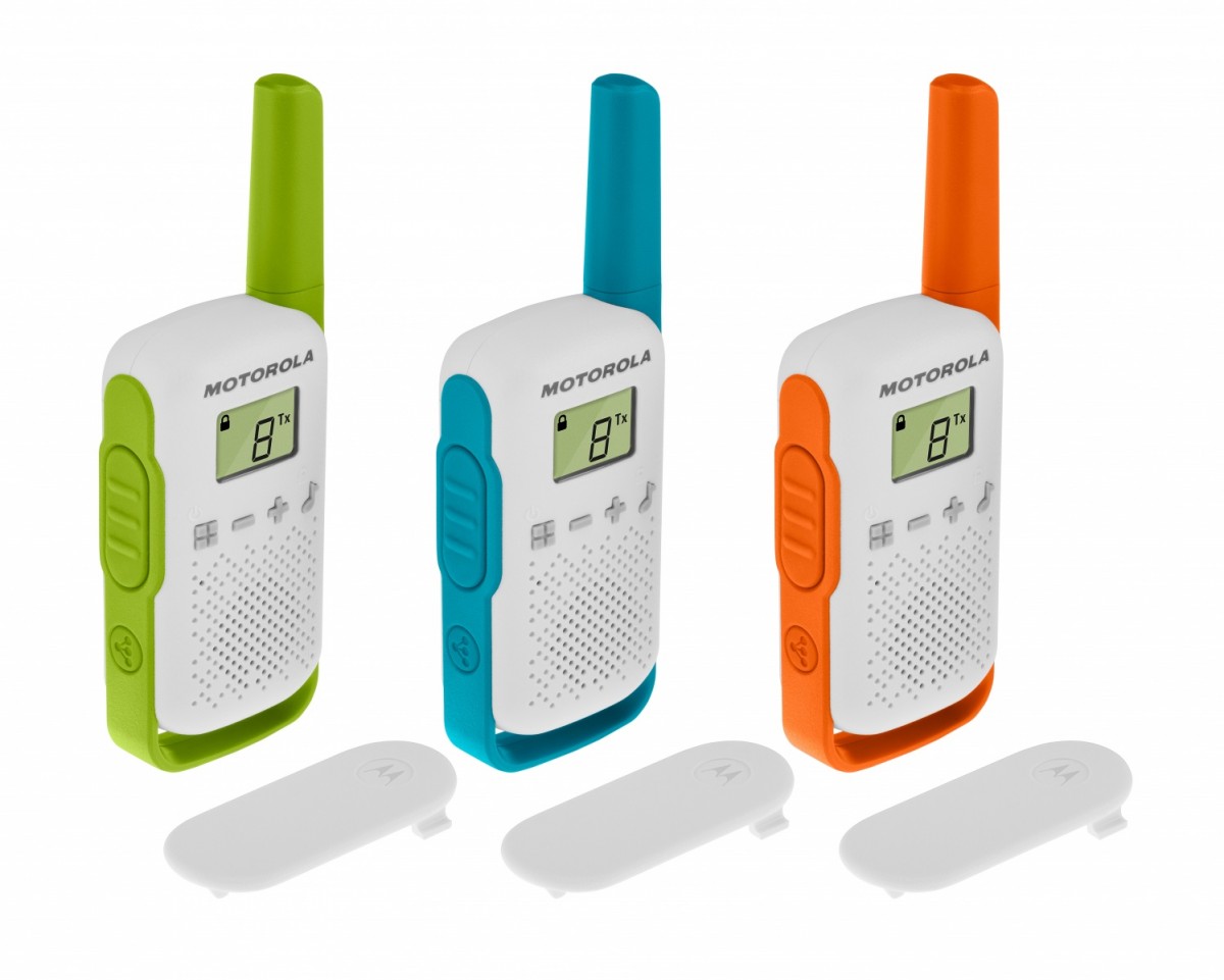 Motorola Walkie Talkie TLKR T42 triple