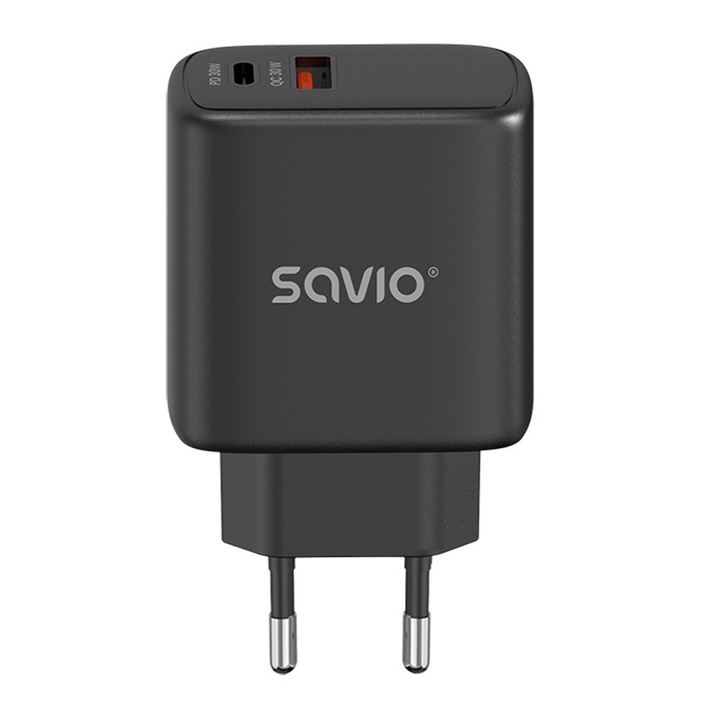 SAVIO Wall charger 30W Quick Charge