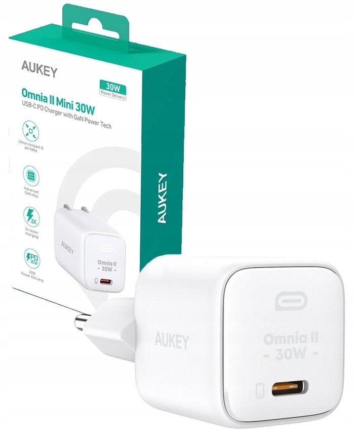 AUKEY  Wall Charger PA-B1L White Omnia