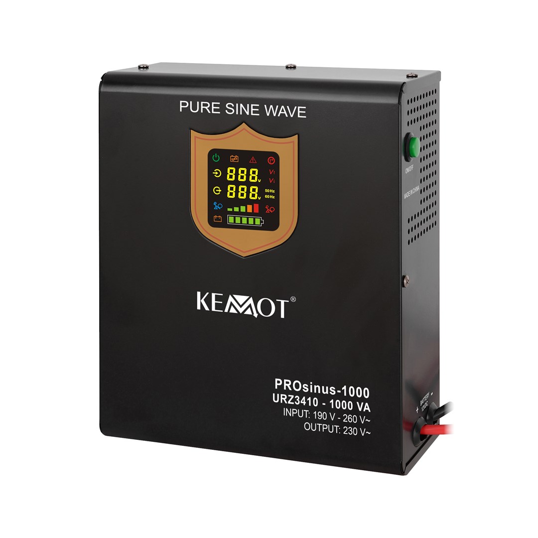 KEMOT Wall-mounted uninterruptible power supply  PROsinus-1000