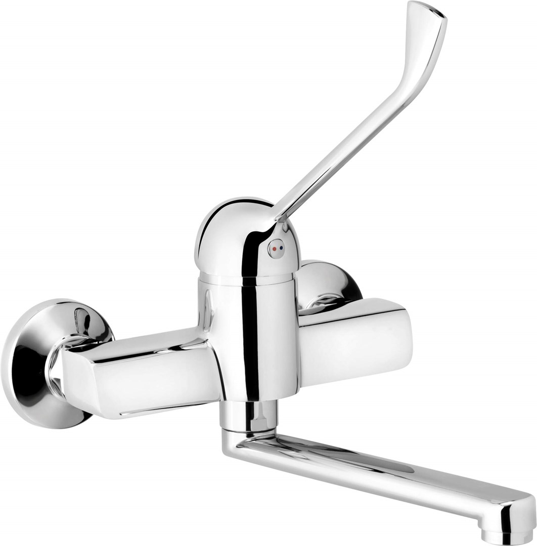 Deante Wall-mounted washbasin mixer with lever