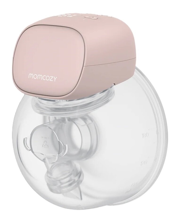 Momcozy Wearable Breast Pump, Pink, Single