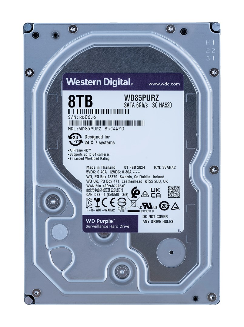 WD Western Digital Purple 8TB 3
