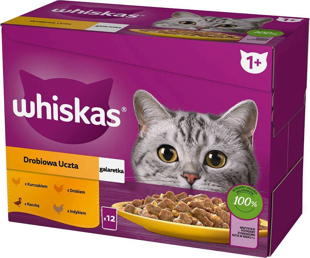 Whiskas  sachet jelly poultry, duck, turkey