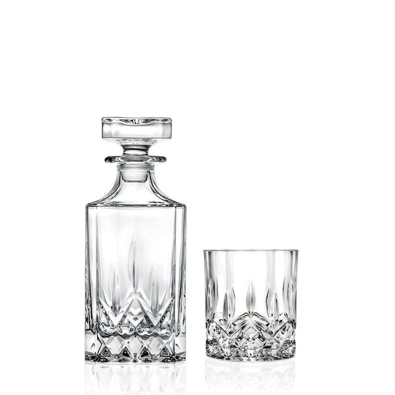 No name WHISKEY GLASSES AND GARAFE