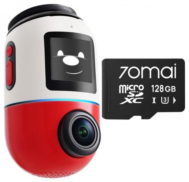 70MAI Wideorejestrator X800 Omni 4K/GPS/WiFi czerwony