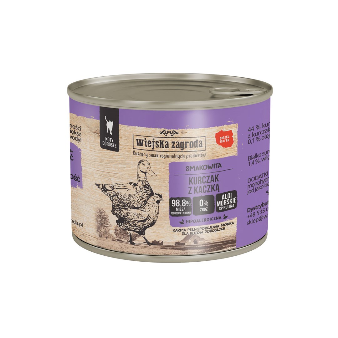 Wiejska zagroda Chicken with duck -