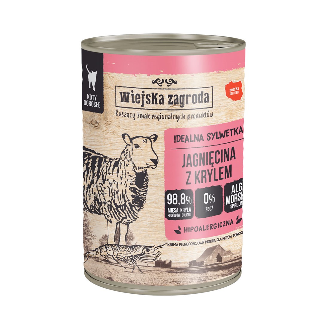 Wiejska zagroda Lamb with krill -