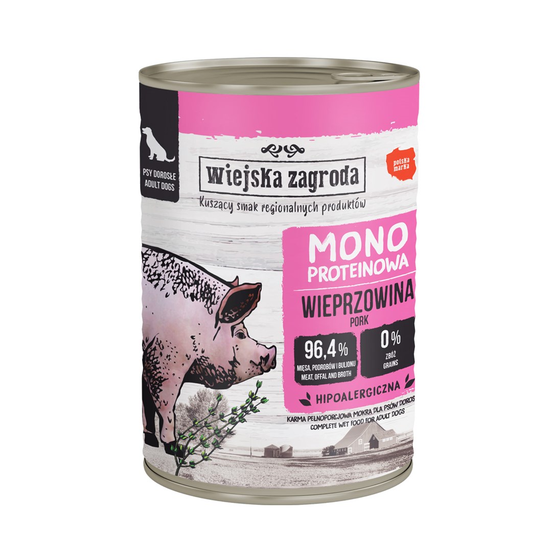 Wiejska zagroda  Mono-protein Pork - wet