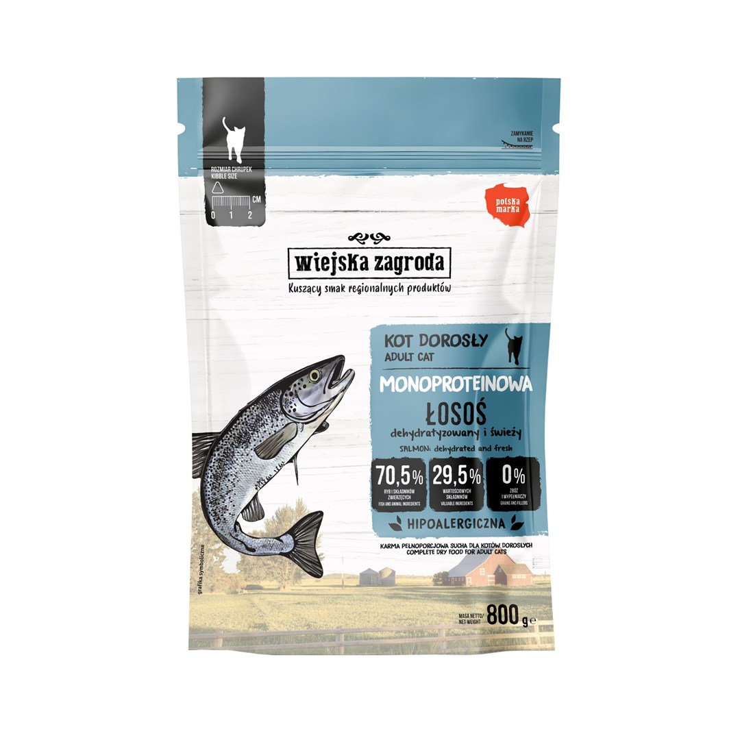 Wiejska zagroda  Monoprotein Salmon - dry