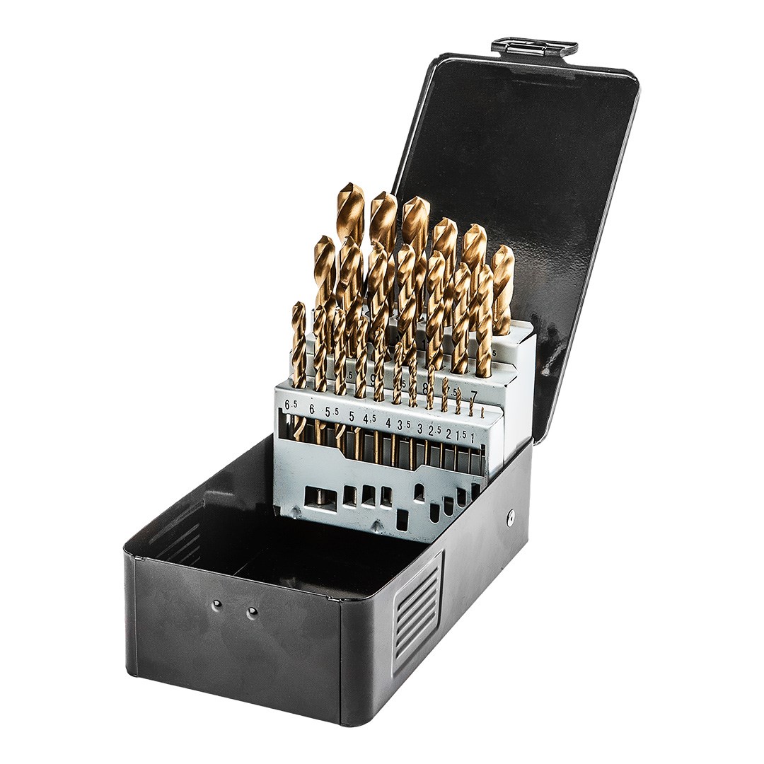 NEO TOOLS Wiertła do metalu HSS-TiN