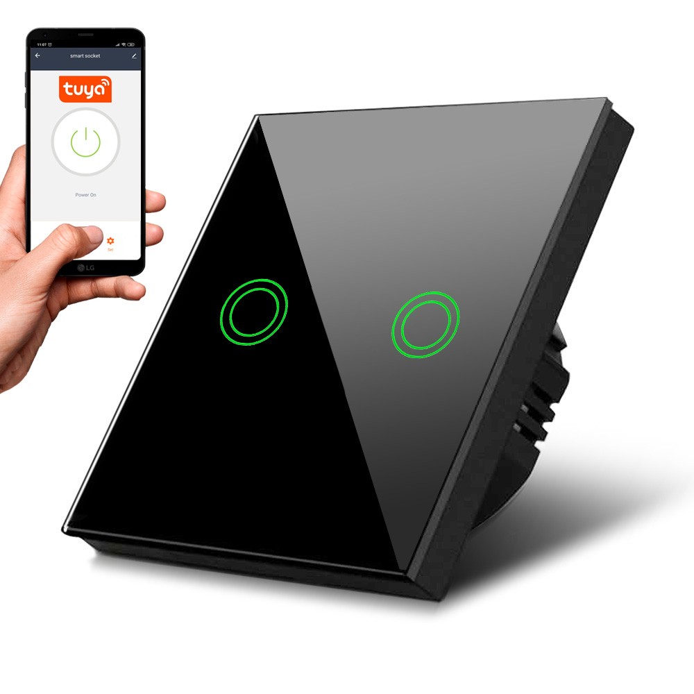 Maclean Wifi 2-fold touch light switch
