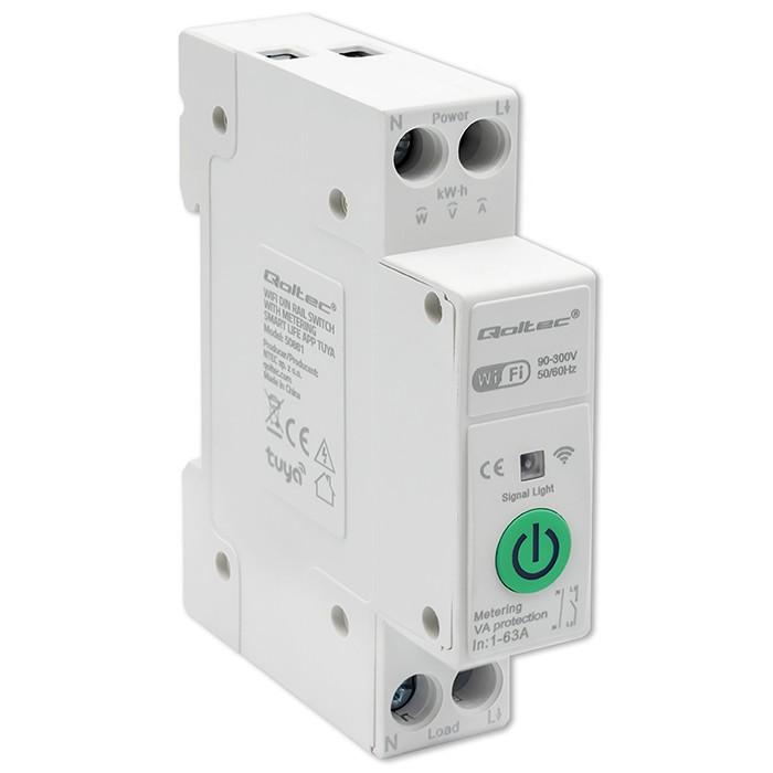 Qoltec  WiFi DIN rail relay with