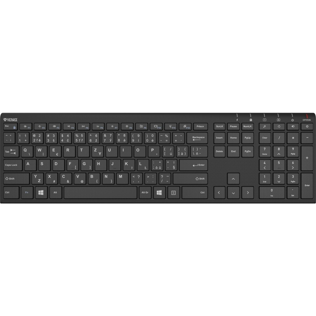 YENKEE Wireless keyboard Slim YKB 2000