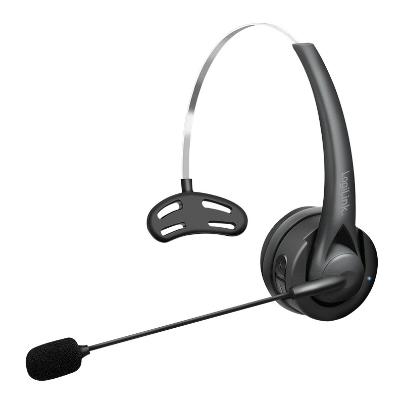 LogiLink Wireless mono headset flexible microphone
