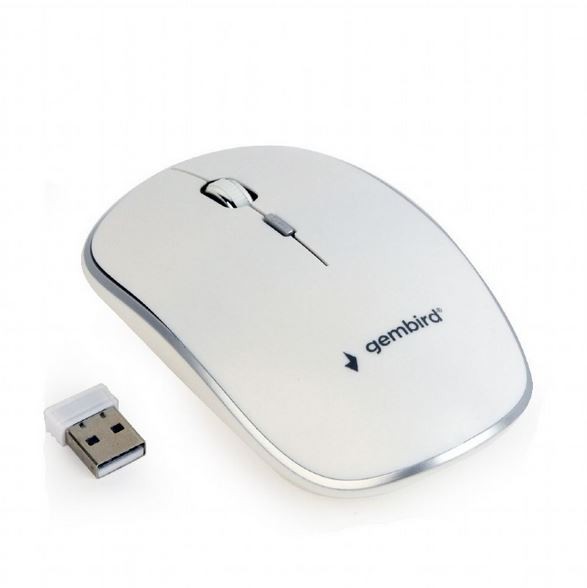 Gembird  Wireless optical mouse white |