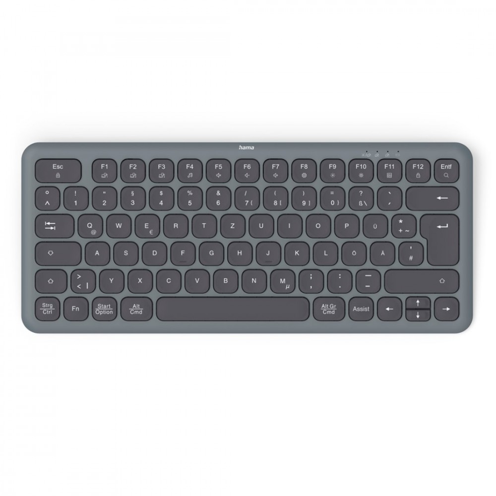 Hama WK-500 multi device keyboard black-grey